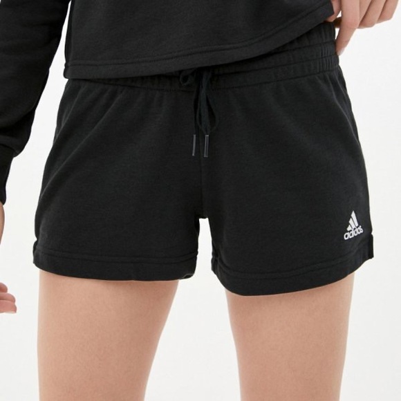 NWT Adidas Performance Essentials Cotton Shorts - Picture 1 of 6
